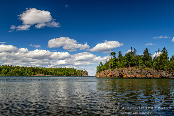Split Rock Lighthouse and Ellingsen Island, June 2020