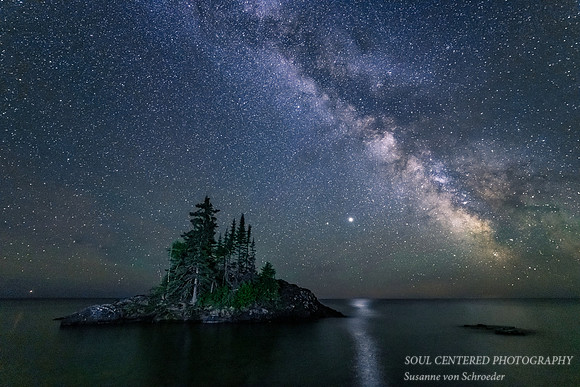 Milky Way and Jupiter 1, June 2020