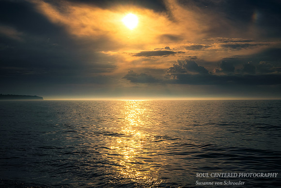Very moody sunset from Meyers Beach