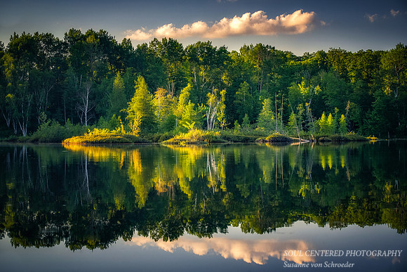 Evening light at Audie Lake 3