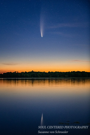 Comet Neowise, dawn at the Chippewa Flowage 1