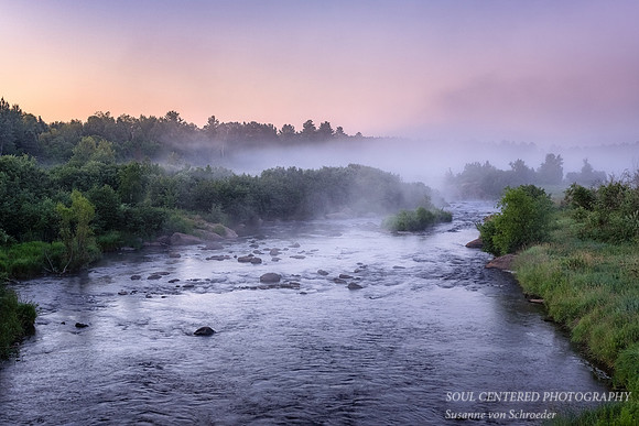 Dawn at Couderay River, Wisconsin 1