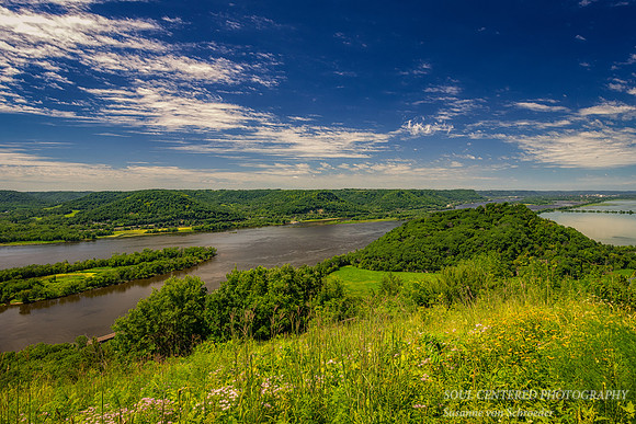 View of Trempealeau Mountain from Brady's Bluff 2