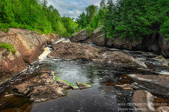 The Bad River at the Red Granite Falls area