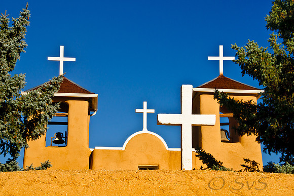 St. Francis of Assisi Mission Church, crosses