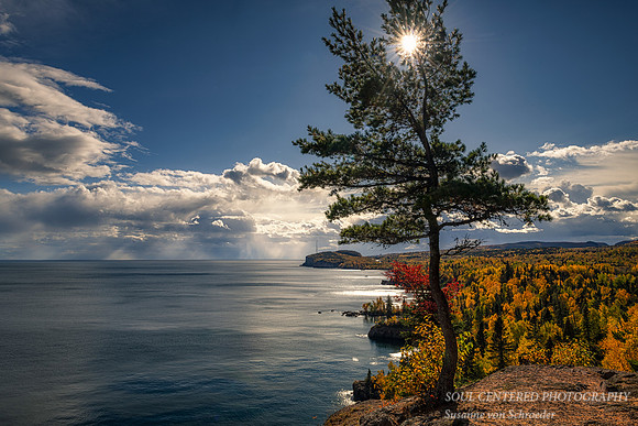 Autumn scene at Tettegouche State park 4