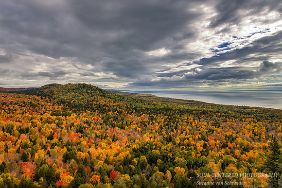 Autumn scene at Oberg Mtn., Overlook, 2020 2