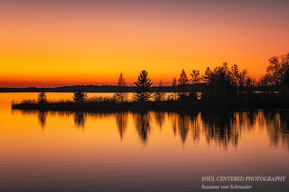 Sunset colors, Chippewa Flowage