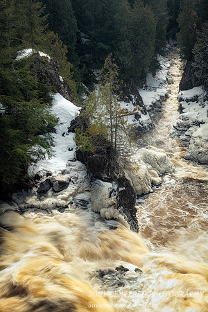 Bad River gorge, March '21 2