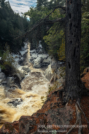 Bad River gorge, March '21 1