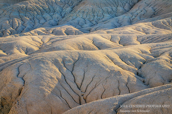 Badlands hill abstract