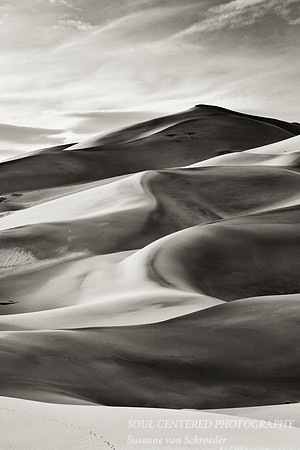 Sand dunes, B&W 1