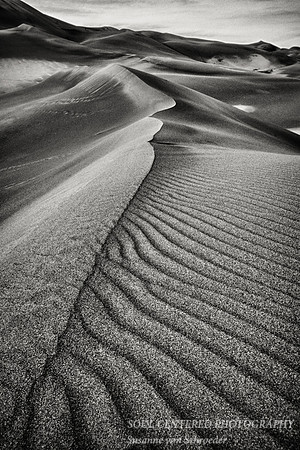 Sand dunes, B&W 2