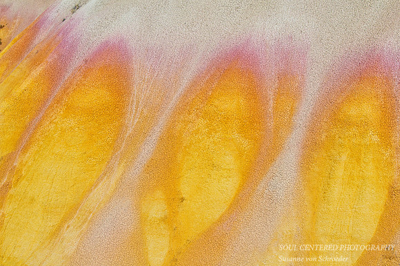 Yellow Mounds abstract