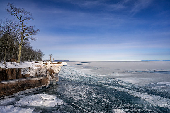 Winter scene, Madeline Island, March '22 4