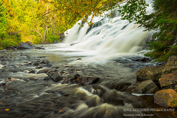 Bond Falls, fall 2