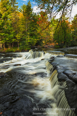 Bond Falls, Upper cascades, fall 1