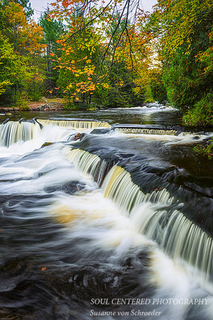 Bond Falls, Upper cascades, fall 3