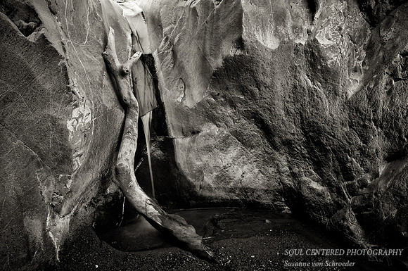 Waterfall & Stick