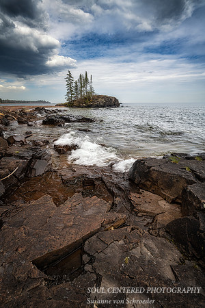 Cloudy spring day at the Tombolo, June '22 4