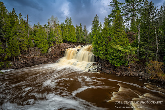 Upper Falls at Gooseberry Falls, May '22