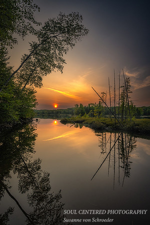 September sunset at Audie Lake, 9.13.'22
