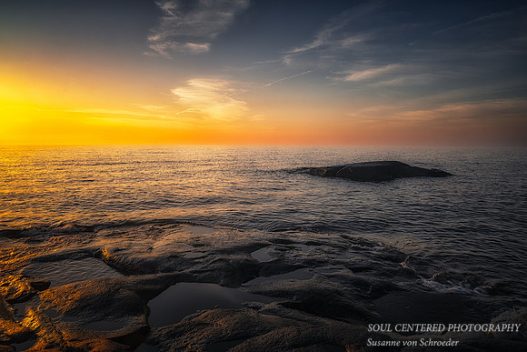 Sunrise at Cascade river state park, Lake Superior, Oct. '23
