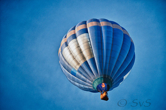 Balloon Fiesta, blue