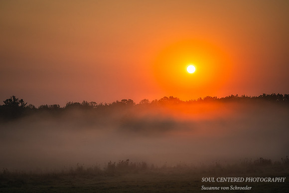 Orange sunrise, Blue Hills, Sept. '24 3