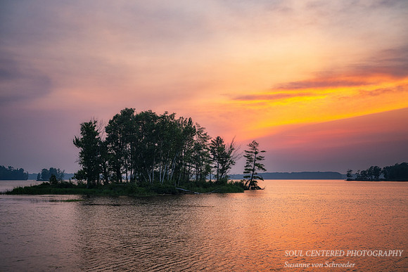 Sunset colors, Chippewa Flowage, July '25 2