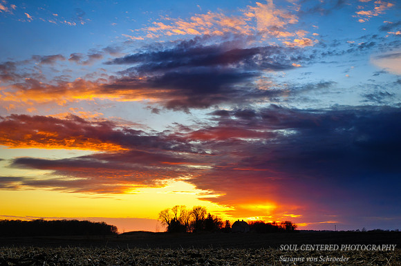Sunset sky