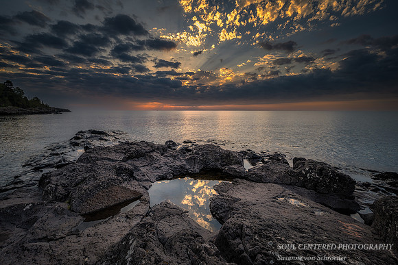 Sunrise mood, Temperance River state park, late Sept. '23 2