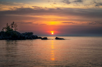 Sunrise, Temperance River state park, late Sept. '23