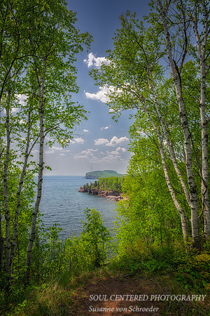 View towards Palisade head, Lake Superior