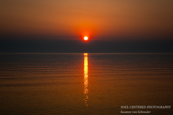 Orange sunset in Herbster, June '25 2