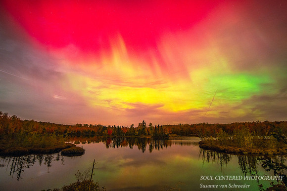 Red Aurora, Audie Lake, 10.10. '24