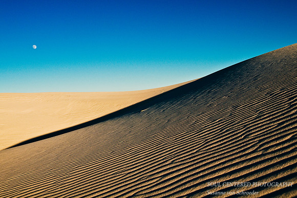 Moon in White Sands
