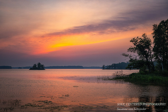 Sunset colors, Chippewa Flowage, July '25 3