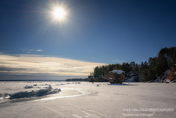 Lake Superior ice, Washburn, Jan. '25 2