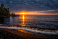 Sunrise, Temperance River state park, late Sept. '23 2