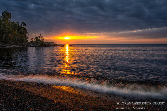 Sunrise, Temperance River state park, late Sept. '23 2