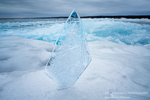 Blue Ice shard, Stoney Point