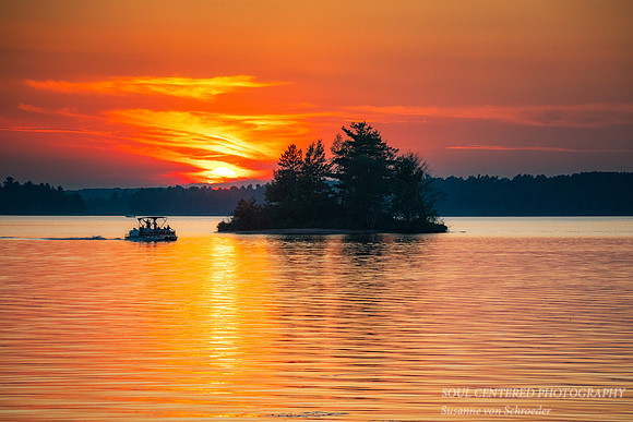 Sunset cruise at the Chippewa Flowage, August '25