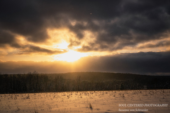Moody winter sunset, Febr. '25 1