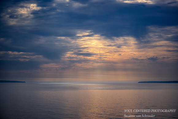 Light and clouds, Lake Superior, July '25 1