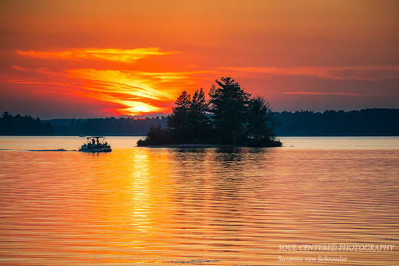 Sunset cruise at the Chippewa Flowage, August '25