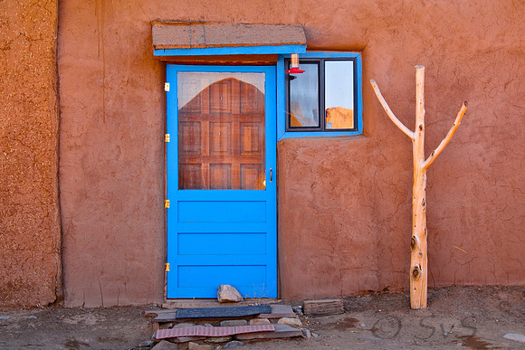 Blue door, Taos