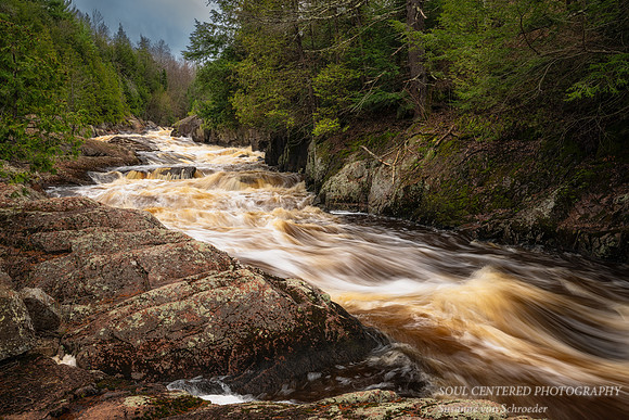 Bad River, Copper Falls State park, April '25 2