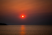 Red Sunrise at Temperance River State park, June '25