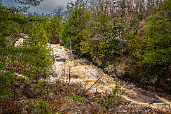 Bad River, Copper Falls State park, April '25 1